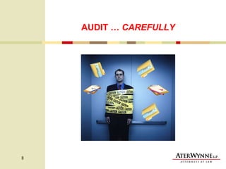 AUDIT …  CAREFULLY 