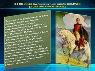 5 Y 24 de julio FIESTA NACIONAL DE VENEZUELA | PPSX
