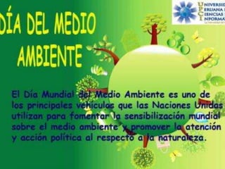 5 de junio dia mundial del medio ambiente | PPTX