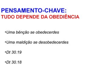 A Lei
No Antigo Oriente Médio, os povos tinham dificuldade
para entender e decifrar a vontade de seus deuses.
Para o hebreu este problema não existia, pois seu Deus
decidira se revelar a eles, e usou a lei para mostrar o
que deles requeria.
Para o hebreu a lei era a demonstração da graça de
Deus, e era um prazer, não um fardo.
 