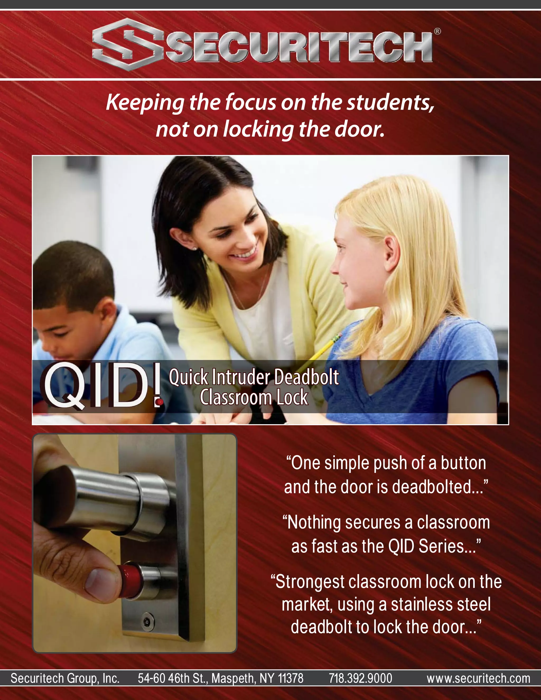 !Securitech's SchoolLocking Solutions Brochure | PDF