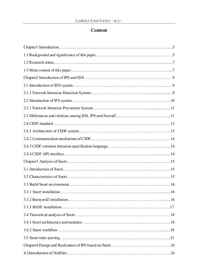 Phd thesis intrusion detection