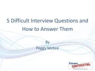 How To Answer Interview Questions | PPT