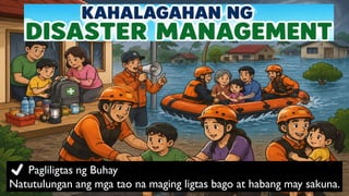 ✔ Pagliligtas ng Buhay
Natutulungan ang mga tao na maging ligtas bago at habang may sakuna.
 