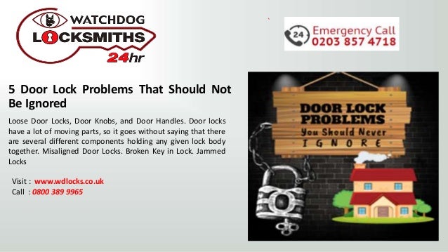 Wdlocks 5 Door Lock Problems That Should Not Be Ignored
