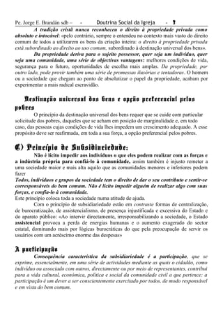 PDF) Referências patrísticas quanto aos princípios da Doutrina Social da  Igreja
