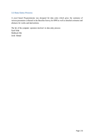 Detailed Project Report | DOCX