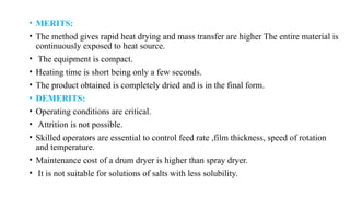 Comprehensive Overview of Drying Processes in Pharmaceutical ...