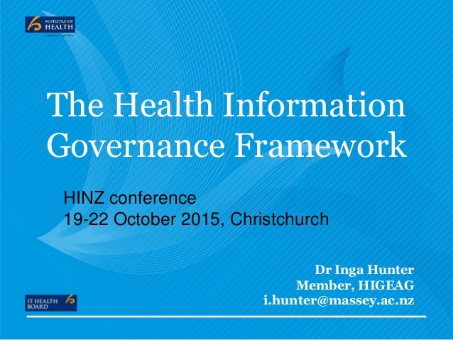 Hospital Information Governance Hospital Information Governance