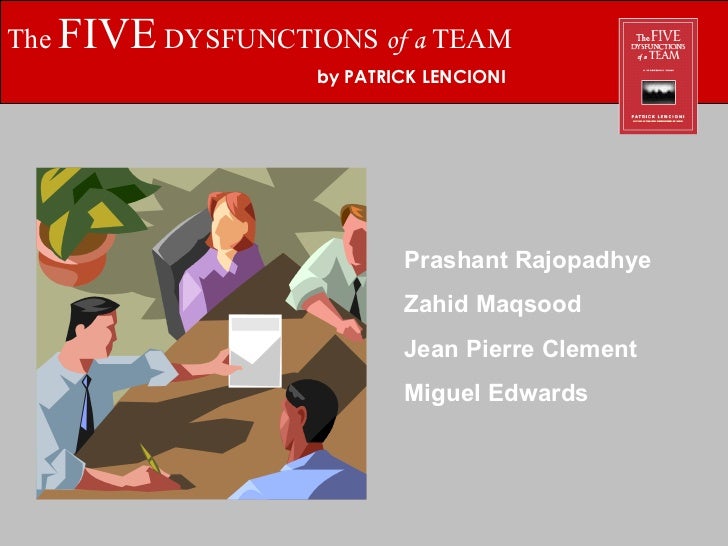 5 dysfunctions of a team ppt