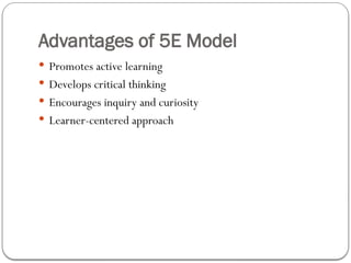 5E MODEL OF INSTRUCTIONAL DESIGN CONSTRUCTIVISM | PPTX