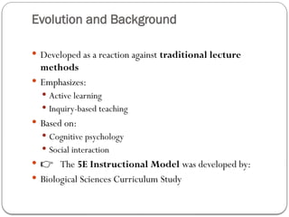 5E MODEL OF INSTRUCTIONAL DESIGN CONSTRUCTIVISM | PPTX