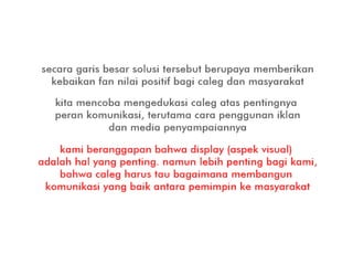 Persentasi kritik DKV Web banner PDIP