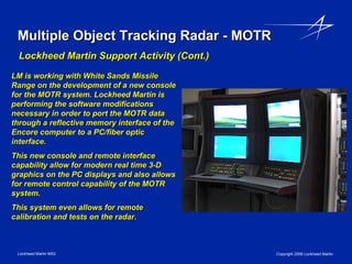 Lockheed Martin Remote Computer Reader Radar History final | PPS