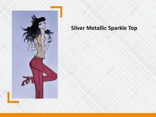 Silver Metallic Sparkle Top
 