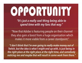 Importance of Community
	
  
•  Importance	
  of	
  Community	
  
	
  
 