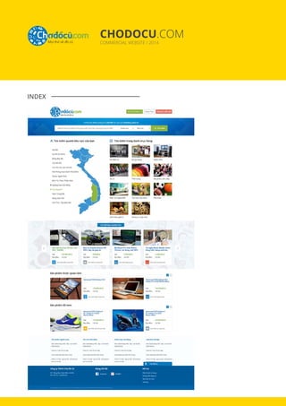 CHODOCU.COM
COMMERCIAL WEBSITE / 2014
INDEX
 