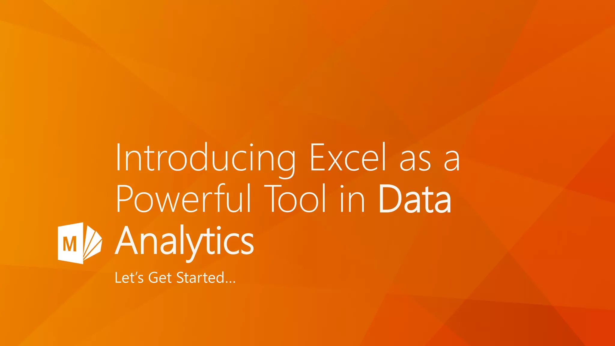 Introducing Excel as a Powerfull Tool | PPT