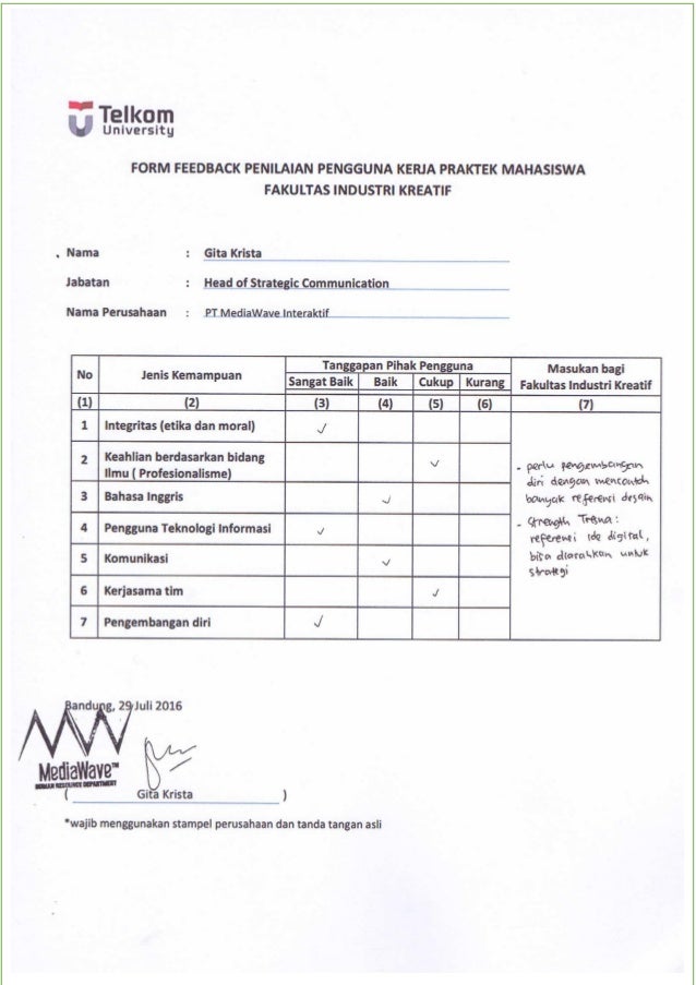 Tresna Ferdiana 1401130044 Kerja Profesi ( final softcopy )