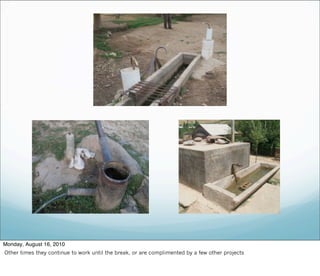 Monday, August 16, 2010
Other times they continue to work until the break, or are complimented by a few other projects
 