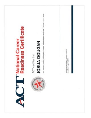 ACT Certification