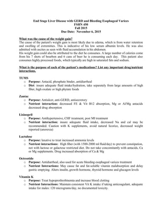 gabapentin tums interaction