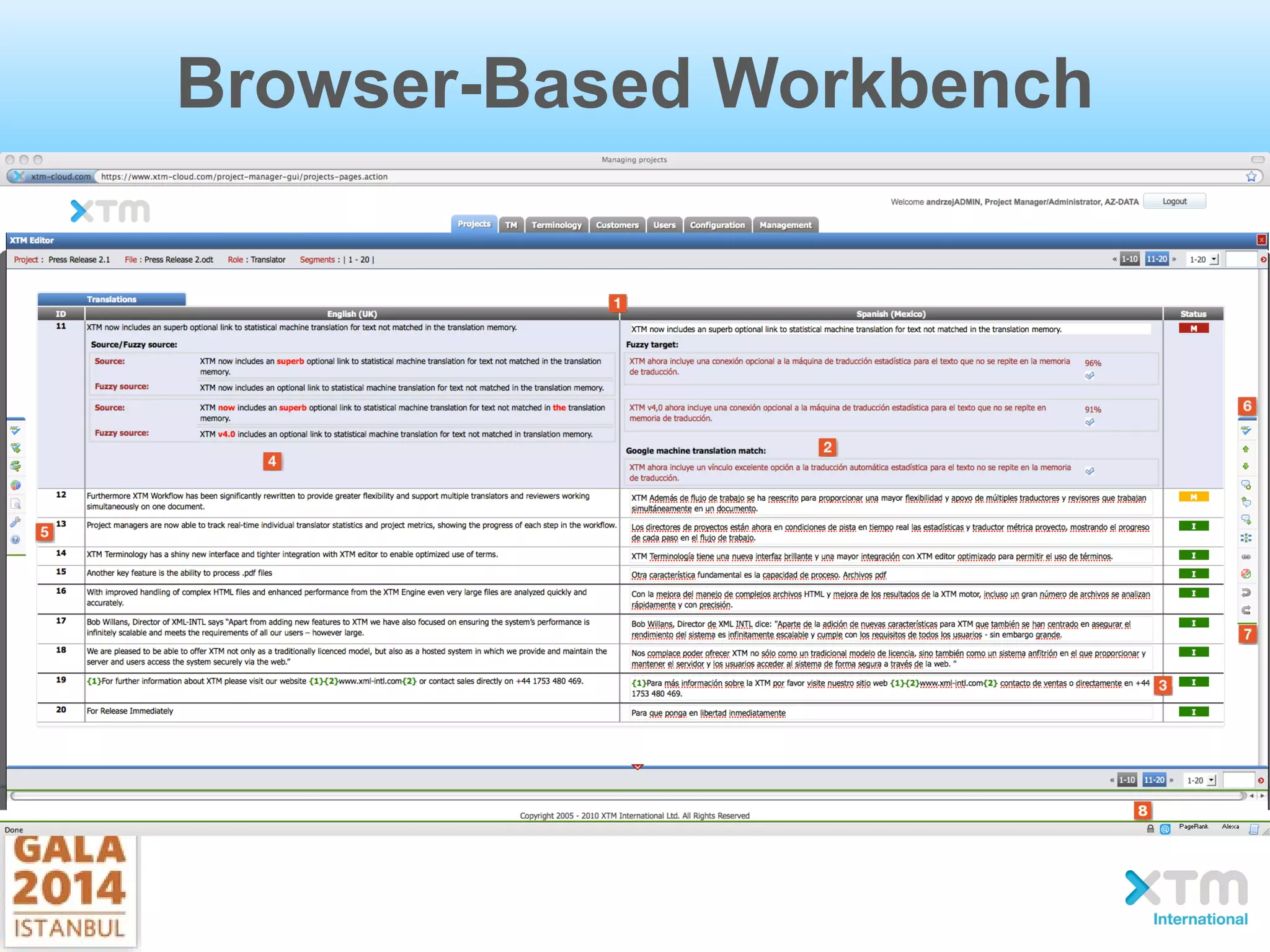 Browser-Based Workbench
 