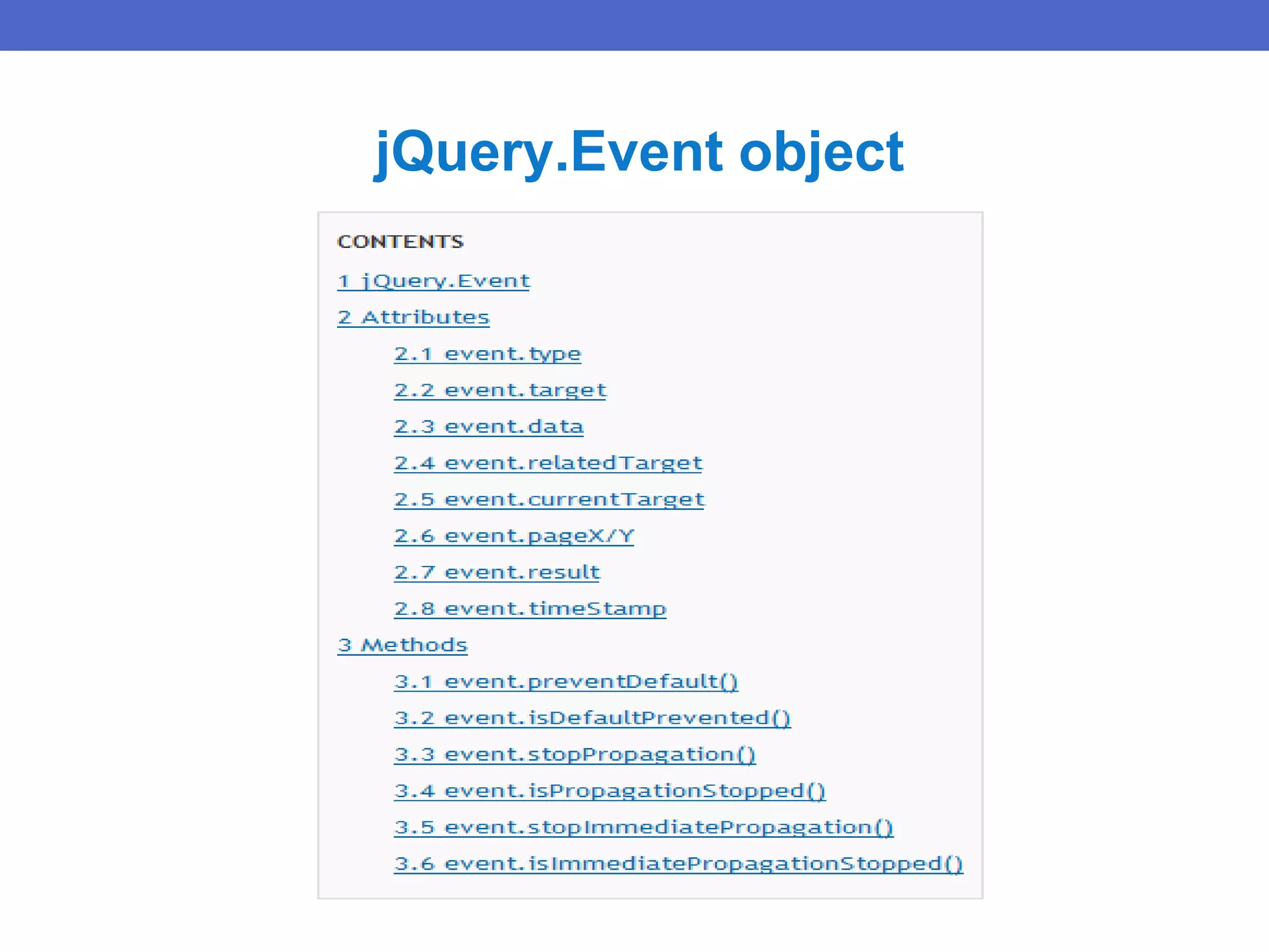 jQuery.Event object
 
