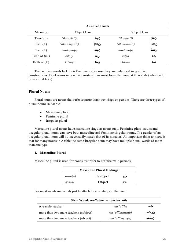 Complete Arabic Grammar 2nd Ed