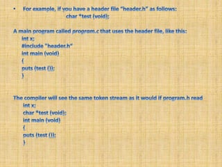 C-Header file | PPTX