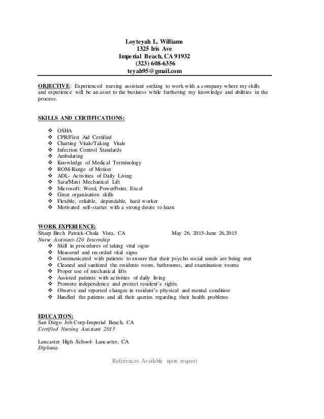 cna resume rome fontanacountryinn com nursing assistant resume template