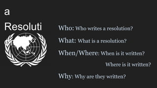 How to write a resolution. | PPTX