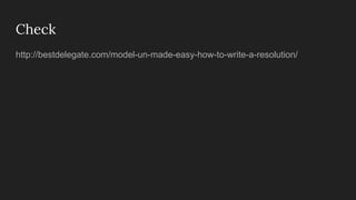 Unsigned Resolution Sample How to write a resolution. | PPTX