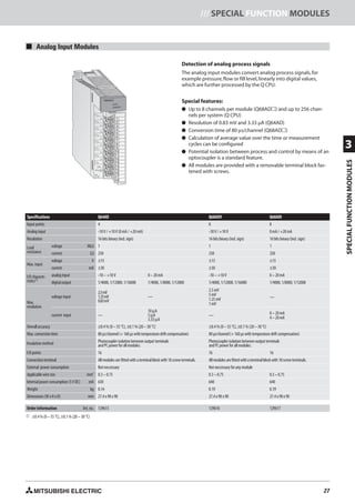 Mitsubishi PLC Q series catalogue | PDF