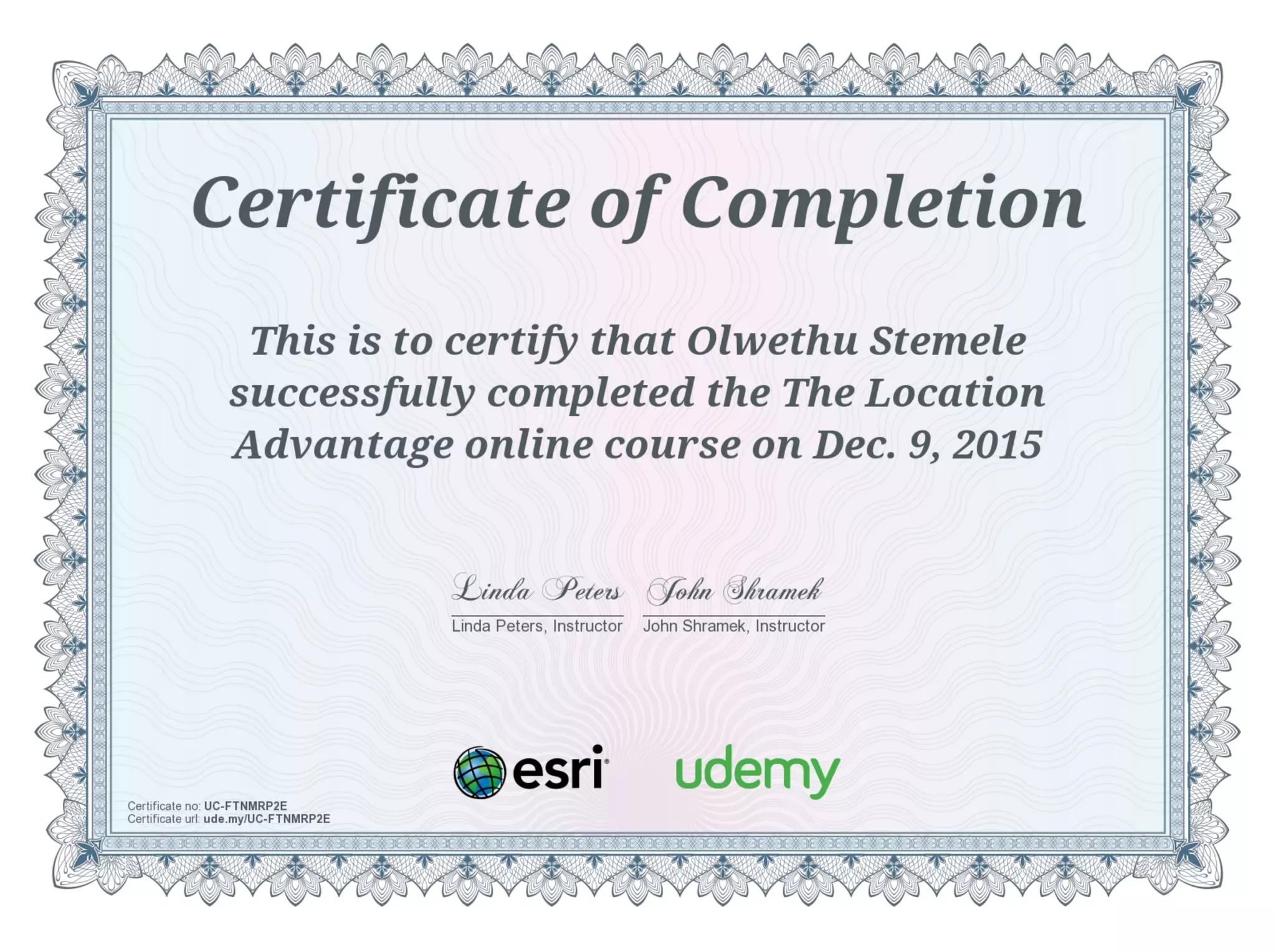 Location Advantage Certificate (1) PPT Location Advantage Certificate (1) PPT