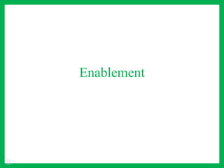 Enablement
TC
 
