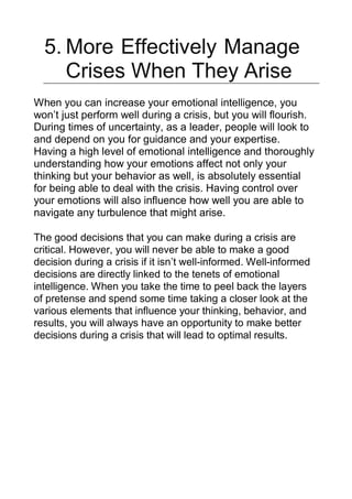 5 Easy Ways to Boost Your Emotional Intelligence | PDF