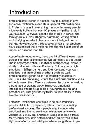 5 Easy Ways to Boost Your Emotional Intelligence | PDF