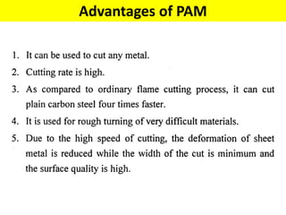 Advantages of PAM
 
