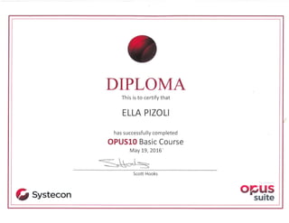 OPUS Diploma _ Ella Pizoli _ 5.19.16