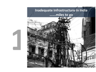 Inadequate Infrastructure in India …… .miles to go 1 