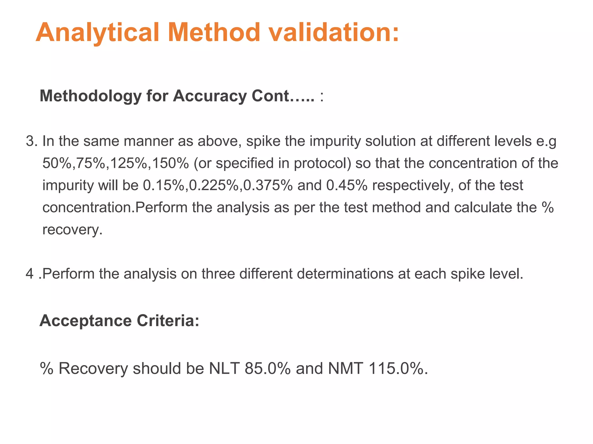 Related Substances-Method Validation-PPT_slide | PPT