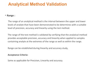 Related Substances-Method Validation-PPT_slide | PPT