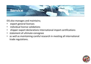 Export Import Strategies Executive Summary | PPTX