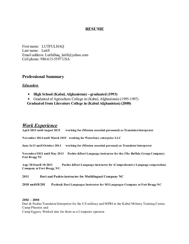 linguist resume sample linguist resume new grad entry level linguist resumes