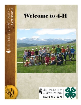 Welcome to 4-H
 