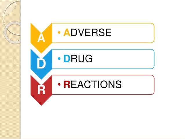 adverse drug reaction
