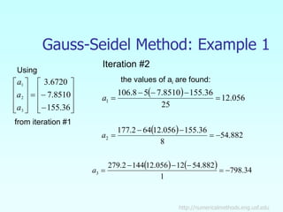Iterative method for linear systems and. | PPTX