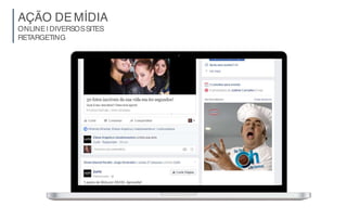 AÇÃO DEMÍDIA
ONLINE| DIVERSOSSITES
RETARGETING
 