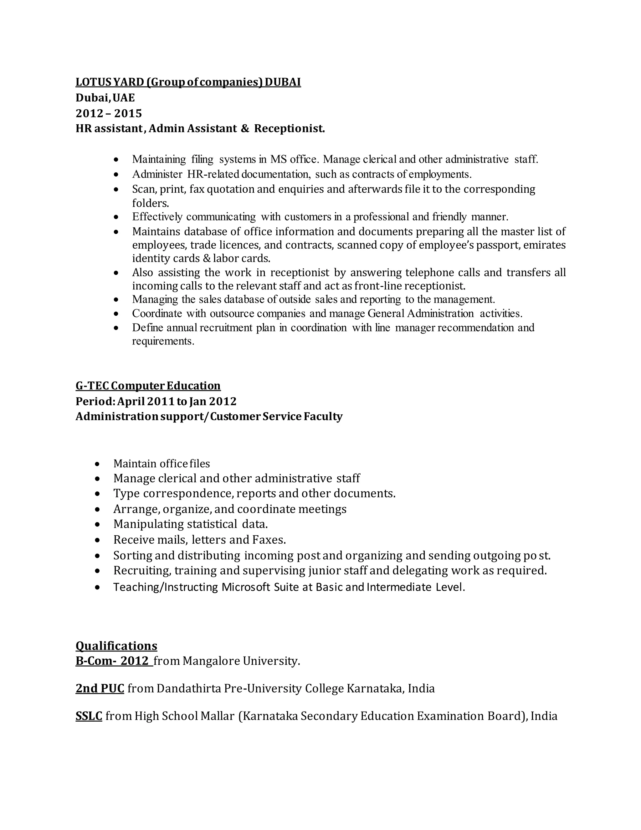 Zebha Fathima Cv Docx